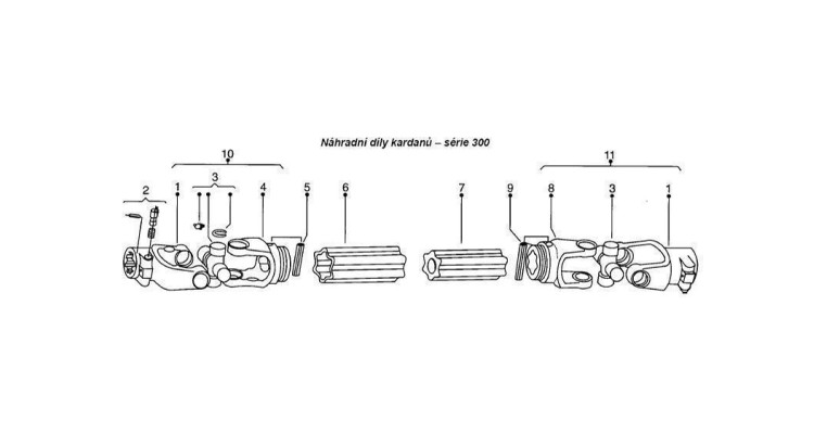 La Magdalena X.352.E Vidlice vnitřní, profil R.4