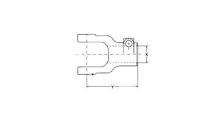 La Magdalena X.355 Vidlice vnější 1 3/4" Z=6