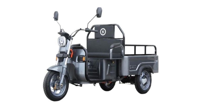 Nákladní elektrická tříkolka ADVENTO 2 šedá