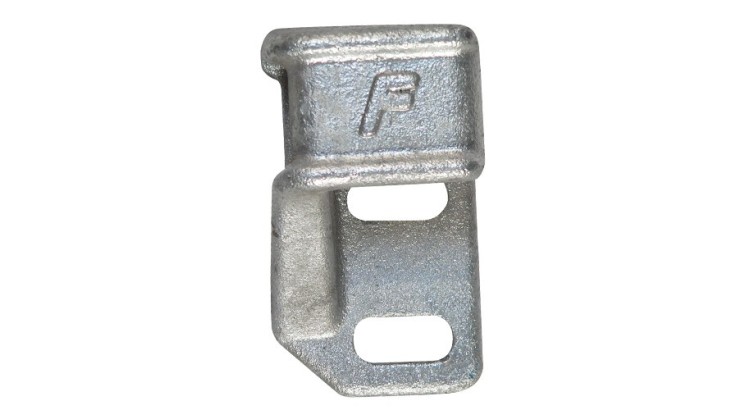 Zámek zadního čela ASW levý 70x130 rozteč děr 50mm