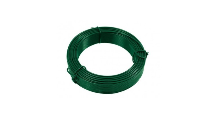 Drát vázací plast 1.4 mm PVC cívka 30m