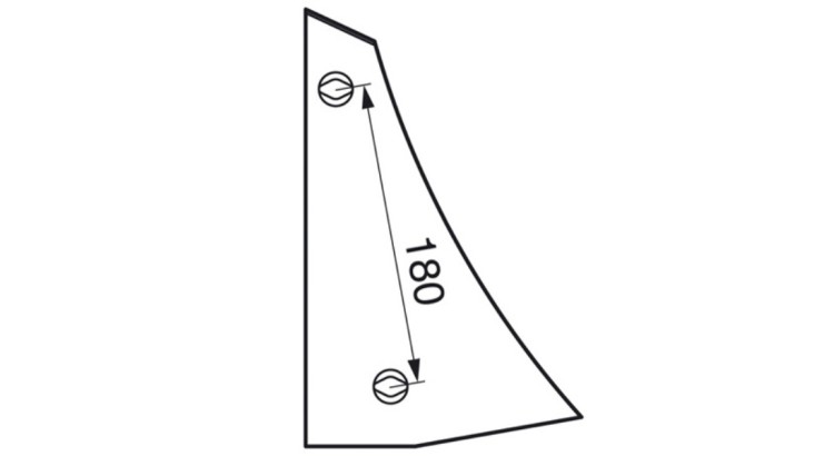 Výměnný díl pravý XL