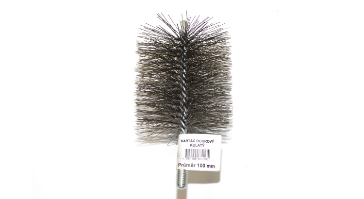 Kartáč ocelový 100 mm na kotle z M12