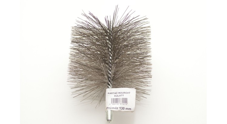 Kartáč ocelový 130 mm na kotle z M12