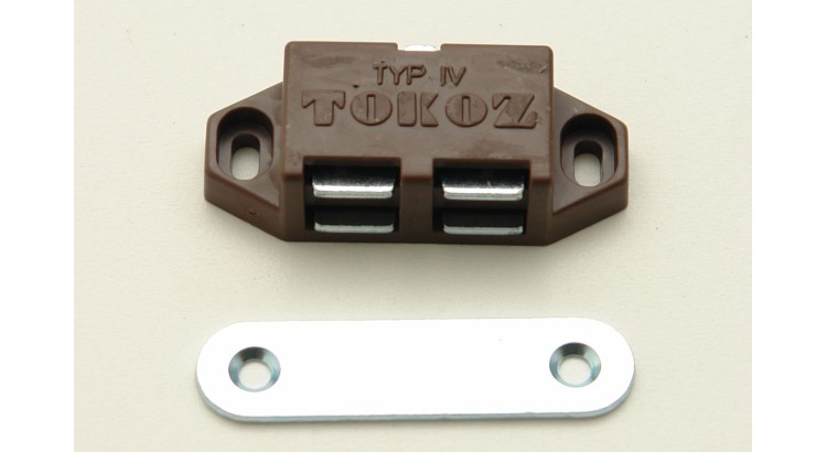 Tokoz 100114 Sklapka magnetická - hnědá