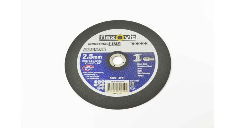 Flexovit F3165 Kotouč 230x2,5x22 A30S-BF41 INOX F3165