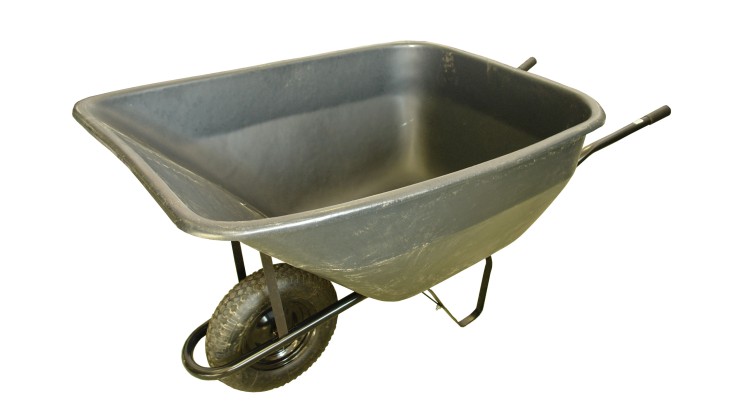 Kolečko krmné 180 l nafukovací kolo, PVC korba