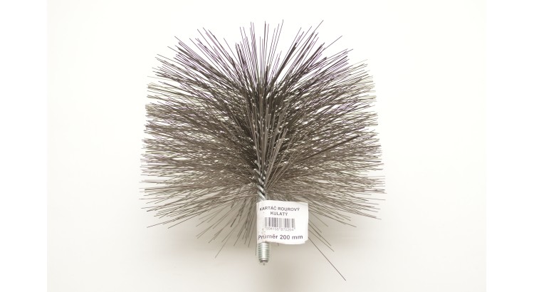 Kartáč ocelový 200 mm na kotle z M12