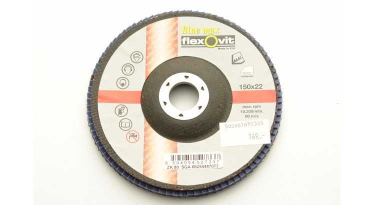 Flexovit 157088T Kotouč lam. 150x22 ZK80