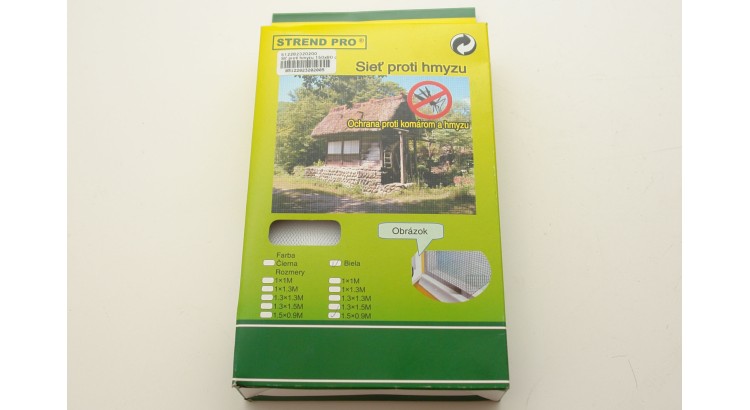 Strend Pro 73459 Síť proti hmyzu 150x90 cm lepící