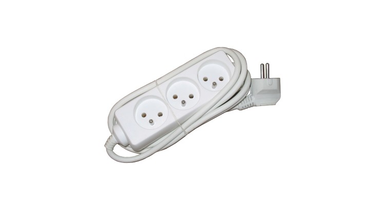 Emos P0312 Prodlužovák 3 zásuvky 2 m ~250 V/10 A