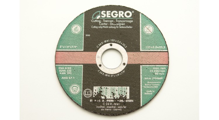 Segro L1520 Kotouč 125x3,0x22,2 C 24 R - BF41 kámen