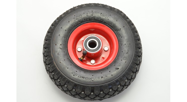 Kolo foukací kovový disk 260/20 3,00-4 4PR kuličkové ložisko