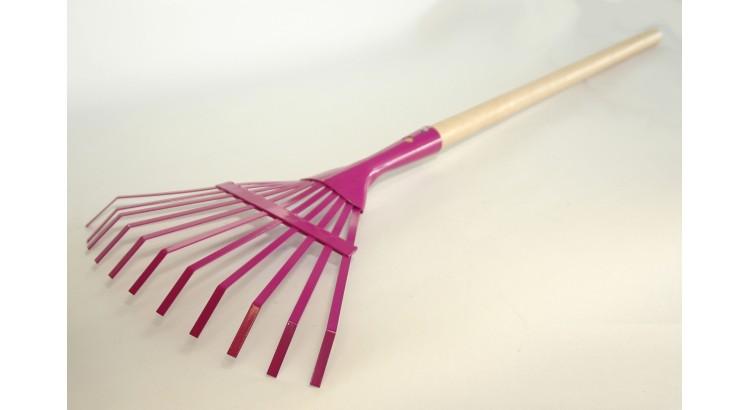 Hrabičky lamelové dětské s násadou 640 mm