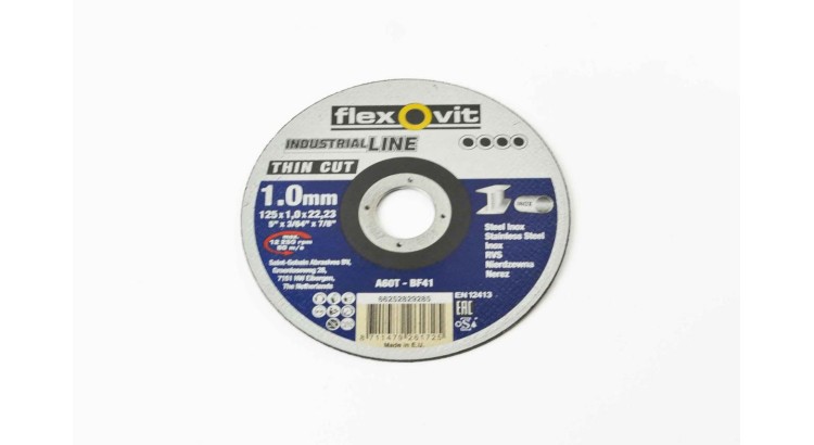 Kotouč 125x1,0x22,2 A46T-BF41 INOX F1350