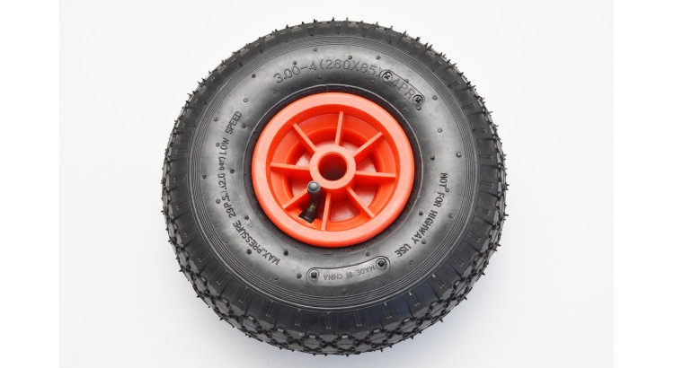 Kolo foukací plastový disk 260/20 10"x3.00-4 4PR