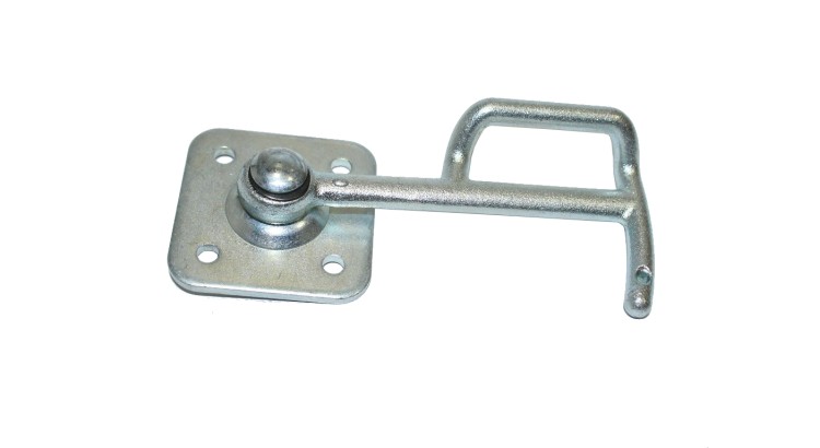 Uzávěr bočnic pákový levý 140 mm