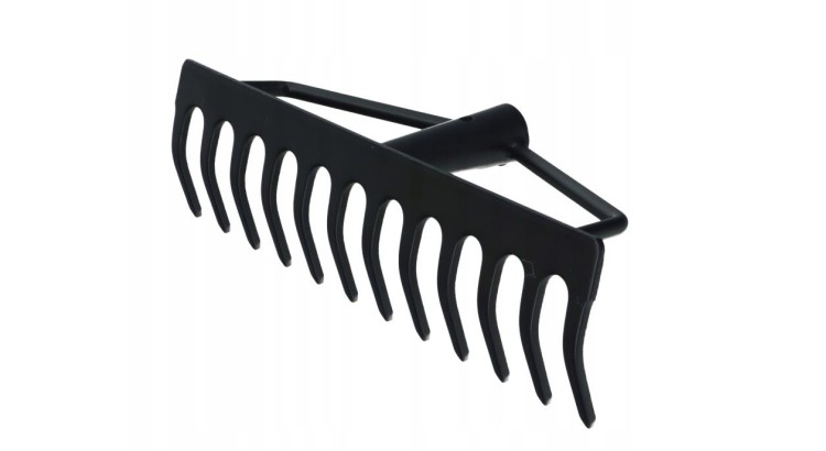 Forester FP413-04 Hrábě bez násady 12z šířka 31cm kov