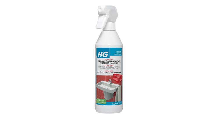HG 605 Pěnový čistič vodního kamene 3x silnější 500ml