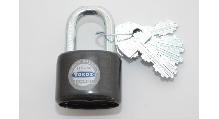 Tokoz 100019 Zámek visací RECORD 113/50 6 kl.