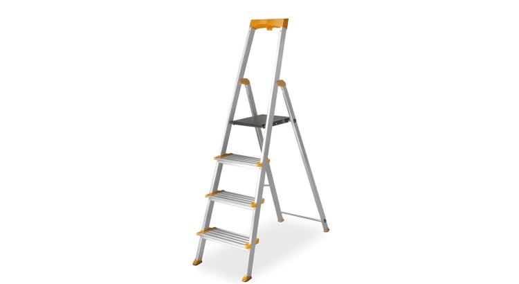 Schůdky AL 1x4 MAX jednostranné s madlem