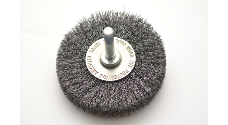 Kotouč drátěný 70x10x6 obvodový stopka 6 mm