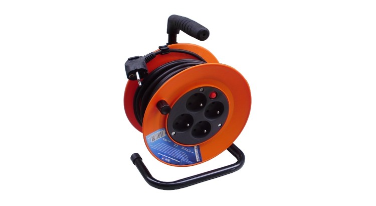 Emos P194151 Prodlužovák naviják 15 m z4 průřez 1 mm2