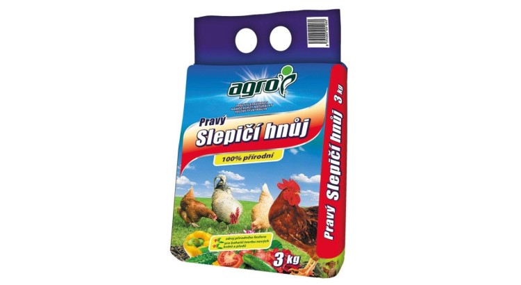 AGRO 000776 Pravý slepičí hnůj 3 kg