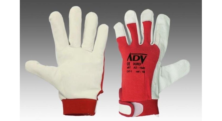 DORO 1001-09 Rukavice pracovní č.9 modré