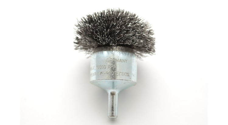 Kartáč 50x63x6 čelní polokoule drátěný