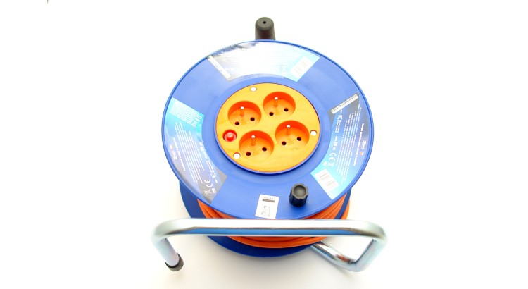 Emos P19420 Prodlužovák naviják 20 m z4 1,0 mm PVC