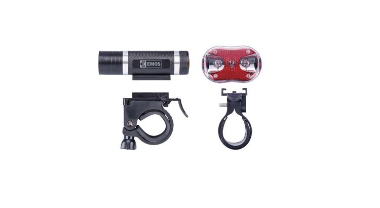 Emos P3920 Svítilna na kolo SET 1+3x LED, přední+zadní