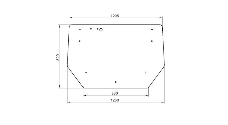 16.369.262 Sklo zadní