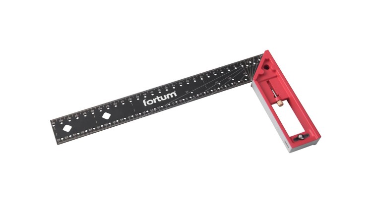 FORTUM 4784101 Úhelník truhlářský multifunkční, 300mm, celokovový