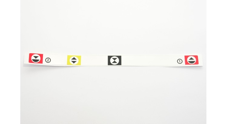 70118227 Štítek regulace hydrauliky