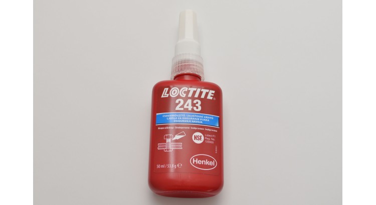 LOCTITE 243 Lepidlo na zajištění šroubů 50 ml střední pevnost