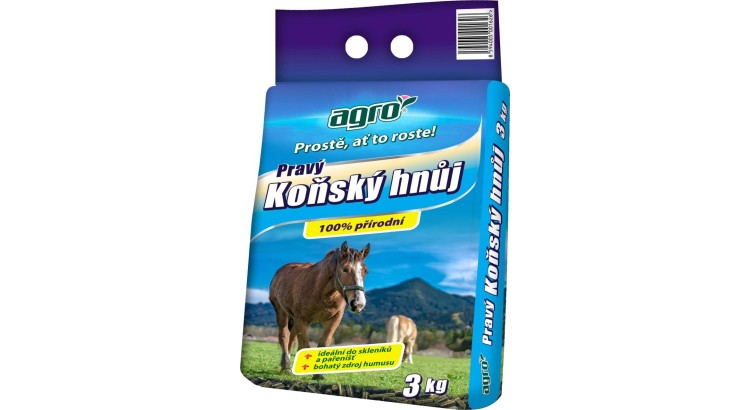 Agro 000774 pravý Koňský hnůj 3 kg