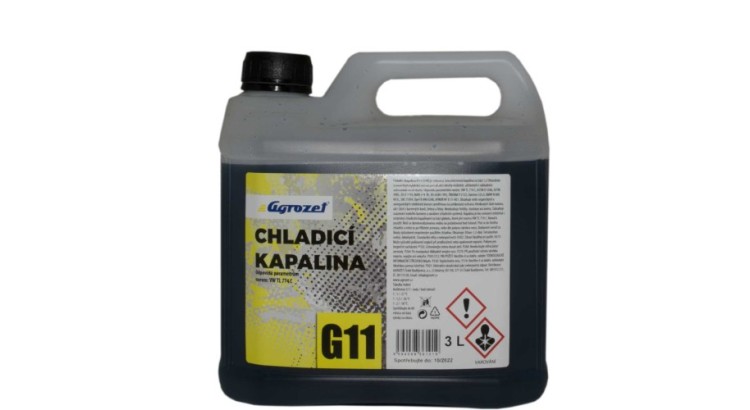 AGROZET Kapalina chladící G11/G48 Antifreeze 3 L