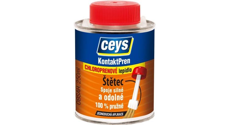 CEYS 42503417 Lepidlo KontaktPren se štětcem 250ml