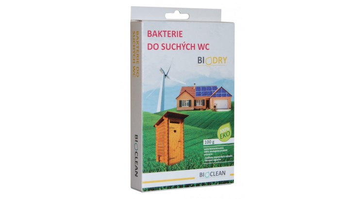 BIOCLEAN Biodry bakterie do suchých WC 100g