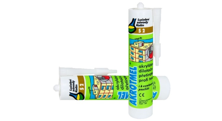 Akrotmel S2, na spáry 310ml bílá