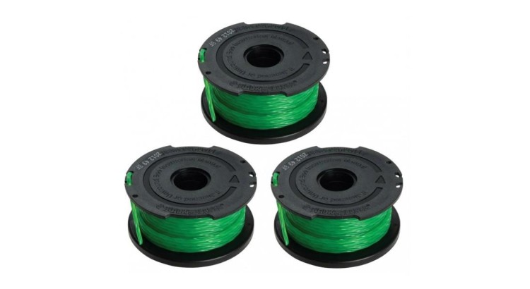 BLACK&DECKER A6486 Náhradní struna Reflex 2,0 mm x 6,0 m na cívce, 3ks
