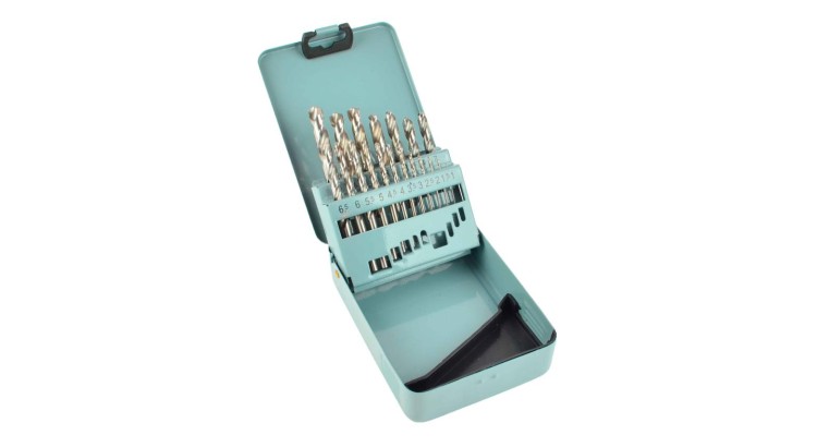 MAGG 224019 Sada vrtáků HSS-G vybrušované 19ks (1,0-10,0mm), plech