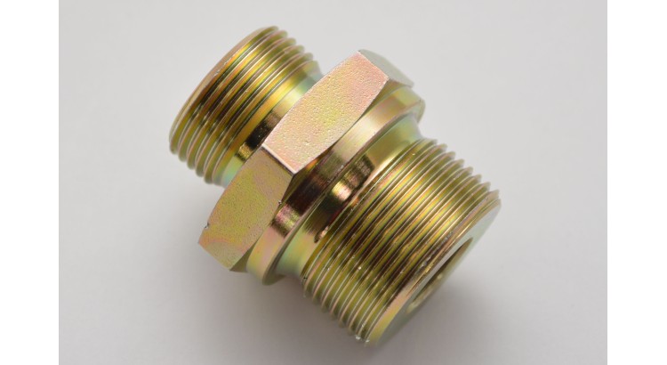 Hrdlo přímé M27x1,5/M22x1,5  trubka 15 DIN 3901