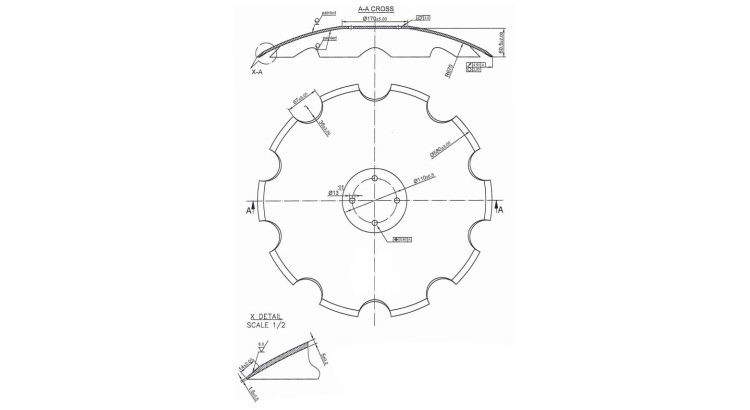Pötttinger Disk 580mm zubatý Terradisc  9771.03.028.1