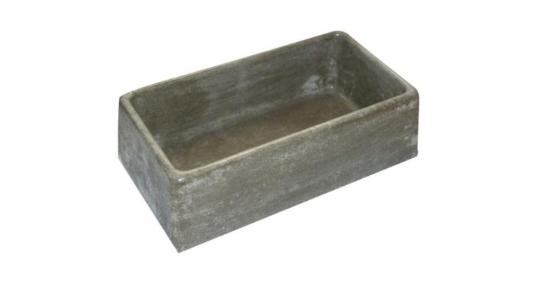 BEMI Miska pro králíky obdélníková 900ml, 245x135x75mm