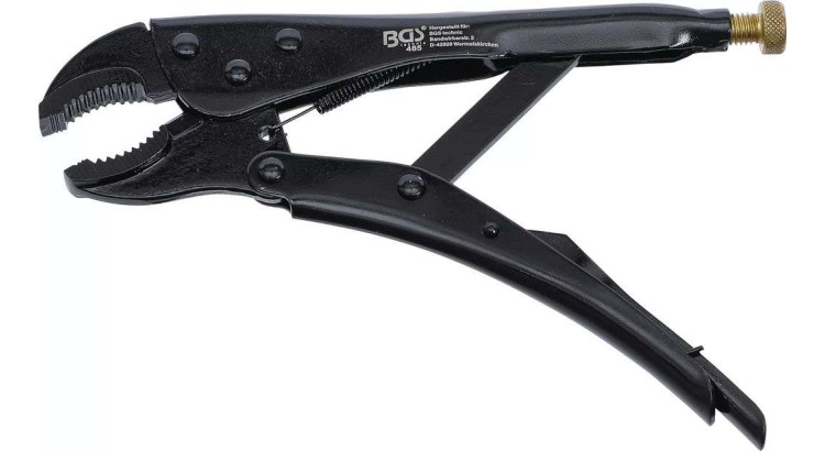 BGS100485 Samosvorné upínací kleště Grip 225 mm černé