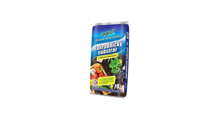 AGRO Zahradnický substrát 70 L, balení 36 ks