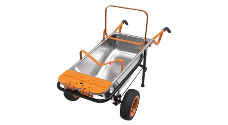 WORX Garden WG050 - Zahradní kolečko 8v1