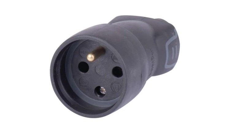 EMOS A9855.1  Zásuvka gumová černá 250 V 16 A IP44